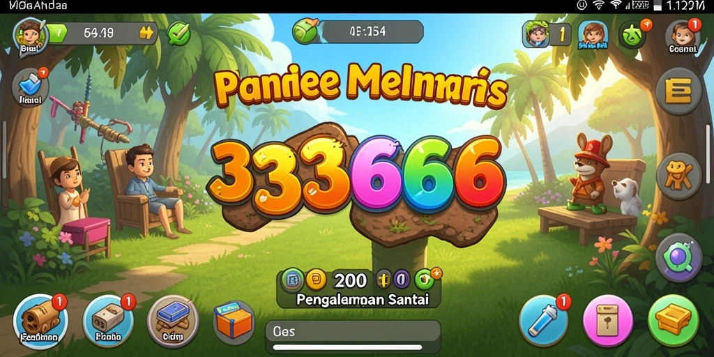 Tampilan gameplay Idle yang menarik dan menyenangkan