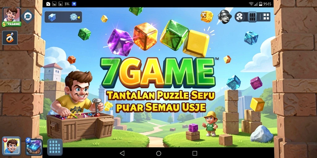 Screenshot menampilkan gameplay Puzzle yang seru dan menarik di 7GAME.