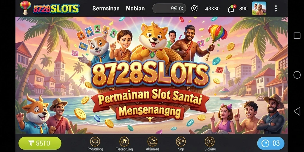 Screenshot utama 8728SLOTS menampilkan gameplay yang memikat dan seru.