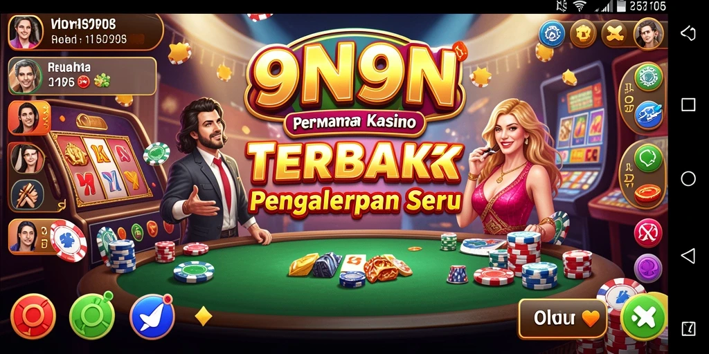 Tampilan menakjubkan gameplay 9N9N yang mendebarkan.