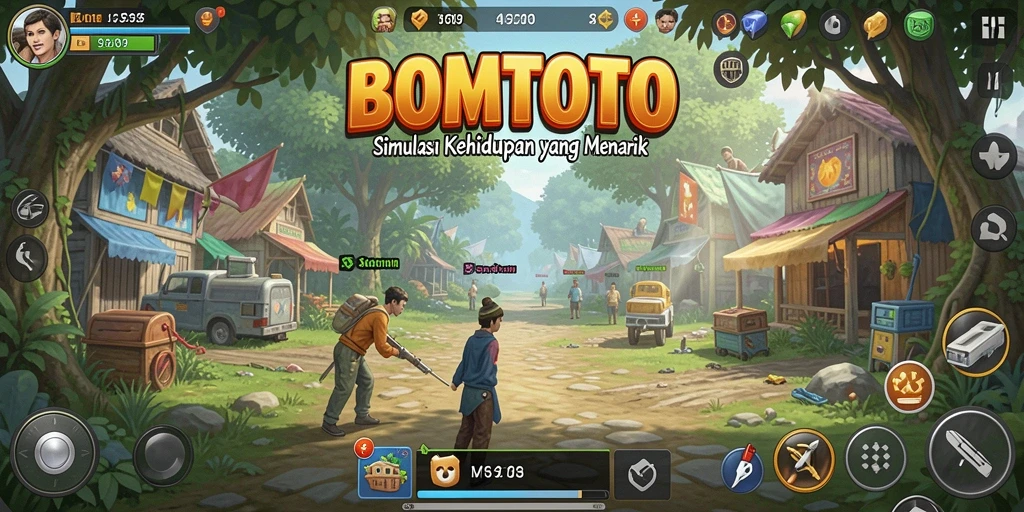 Screenshot utama <strong>BOMTOTO</strong> yang menampilkan momen seru gameplay Simulation.