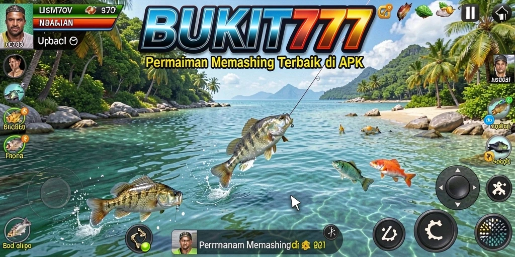 Tangkapan ikan yang mengesankan dalam gameplay BUKIT777.