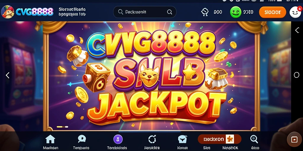 Tampilan gameplay menarik dari CVG8888 yang penuh warna.