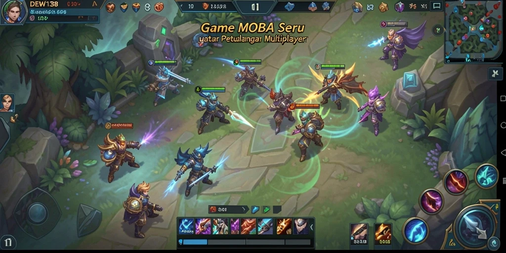Tampilan gameplay dinamis DEWI138 yang menarik.