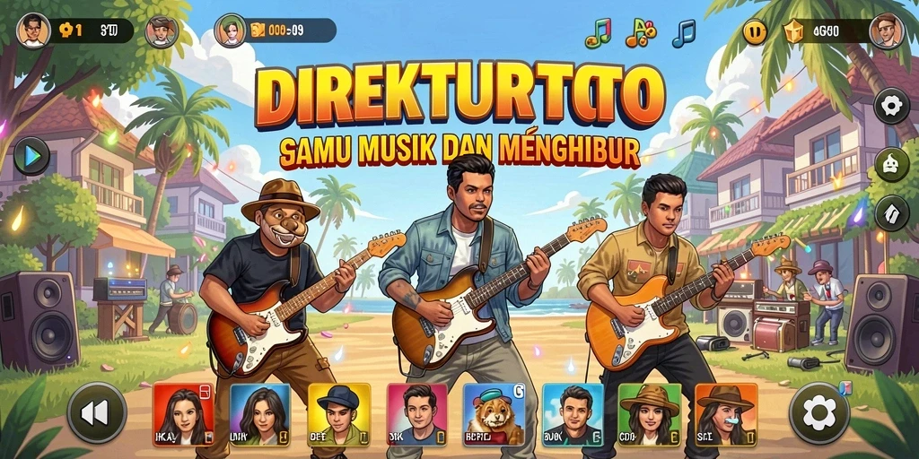 Tampilan gameplay DIREKTURTOTO yang menarik dan penuh warna.