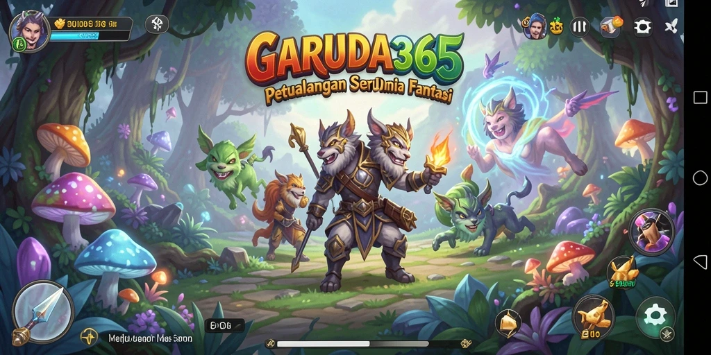 Screenshot GARUDA365 menampilkan momen aksi seru dalam petualangan.