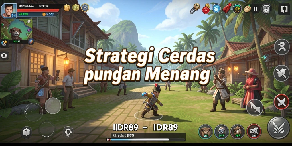 Screenshot gameplay IDR89 menampilkan taktik seru dan pertempuran yang mendebarkan.