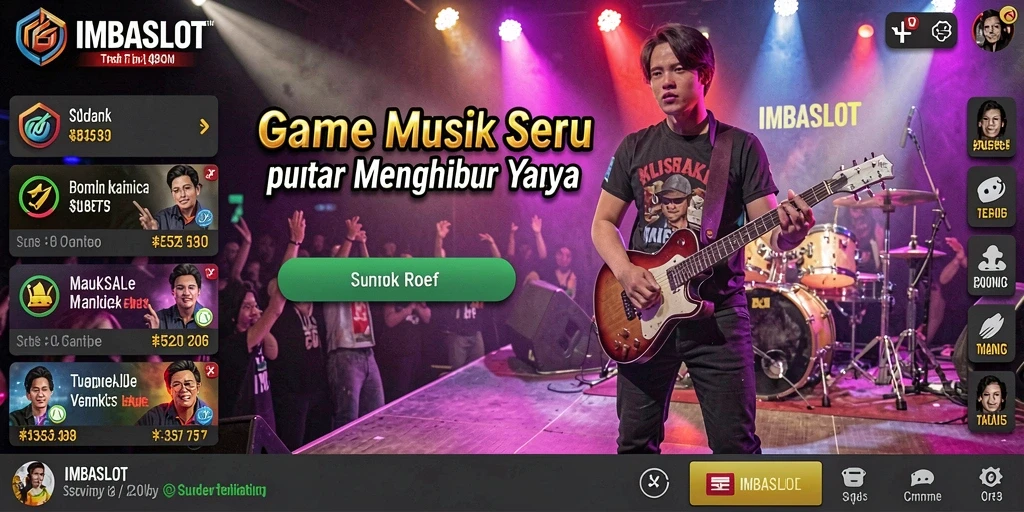 Screenshot gameplay IMBASLOT dengan variasi musik yang menarik.