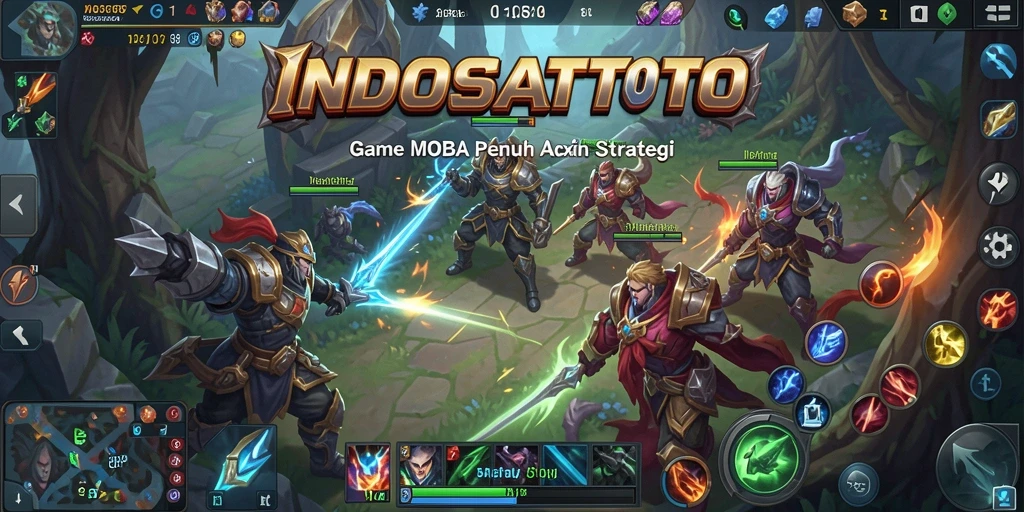 Tampilan aksi seru dalam gameplay <strong>INDOSATTOTO</strong> yang kompetitif.