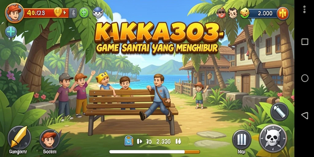 Tampilan gameplay santai yang mengasyikkan dari KAKA303.