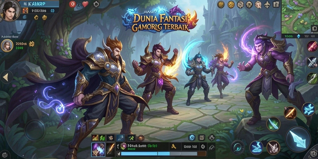 Tangkapan layar dari gameplay KAKRP yang menampilkan pertempuran epik.