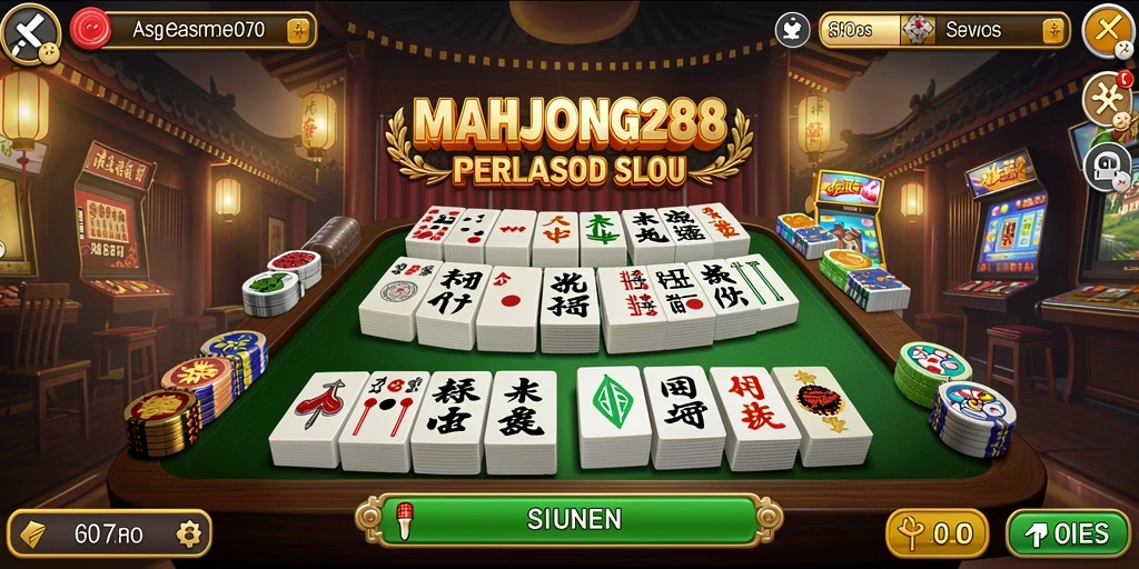 Tangkapan layar menampilkan gameplay seru MAHJONG288 dengan visual slot yang menawan.