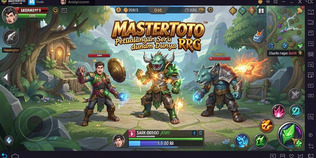 Tampilan gameplay seru di dunia fantasi MASTERTOTO.