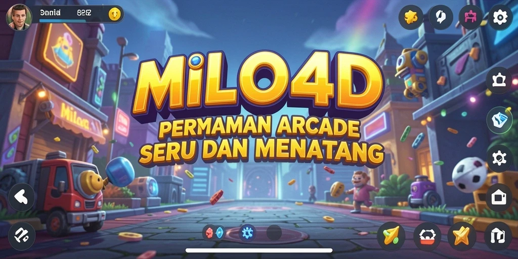 Tangkapan layar <strong>MILO4D</strong> menampilkan aksi seru dari gameplay Arcade.