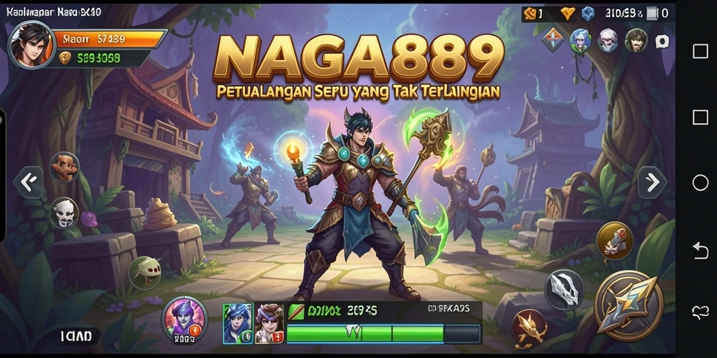 Tampilan gameplay seru NAGA889 yang penuh petualangan dan tantangan.