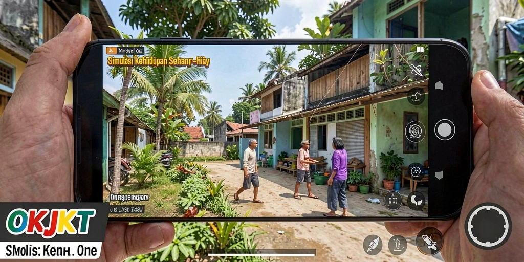 Tangkapan layar OKJKT menampilkan gameplay yang seru dan interaktif.