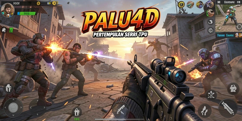 Gameplay epik dan seru dari PALU4D dalam mode TPS.