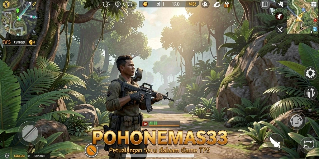 Tangkapan layar dari gameplay seru POHONEMAS33 dengan aksi tempur mendebarkan.