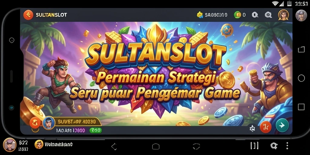 Tangkapan layar gameplay SULTANSLOT yang menampilkan strategi seru dan pertempuran taktis.