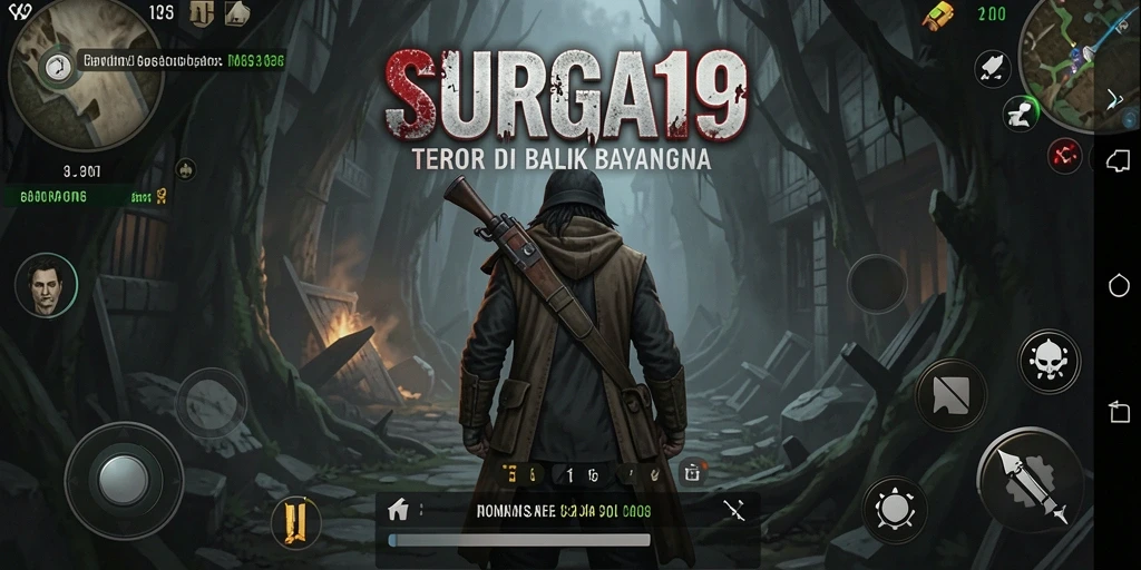 Menampilkan gameplay SURGA19 yang menegangkan dan mencekam.