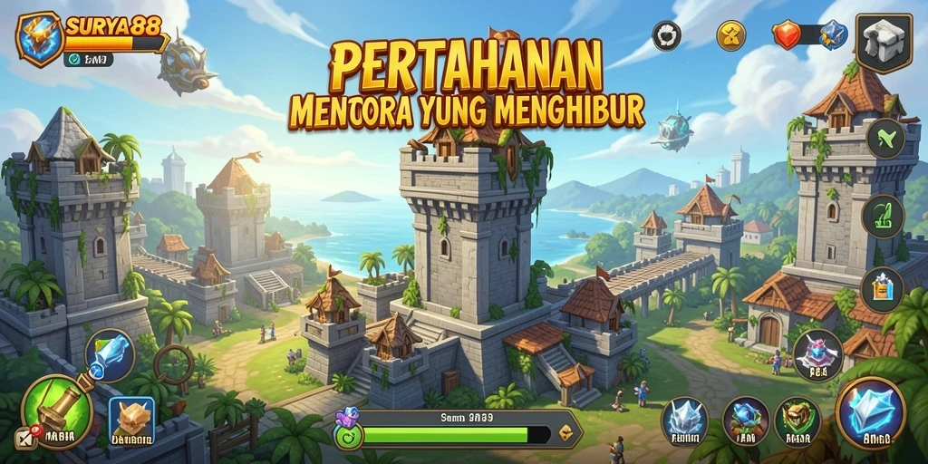Tampilan gameplay menarik dari SURYA88 yang seru dan dinamis.