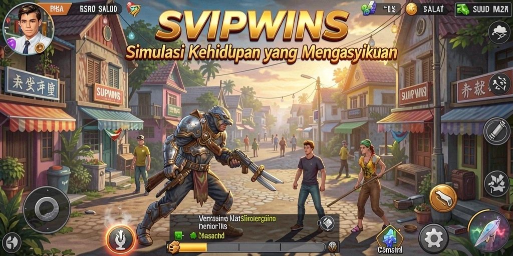 Pengambilan screenshot permainan SVIPWINS yang menunjukkan suasana gameplay Simulation.